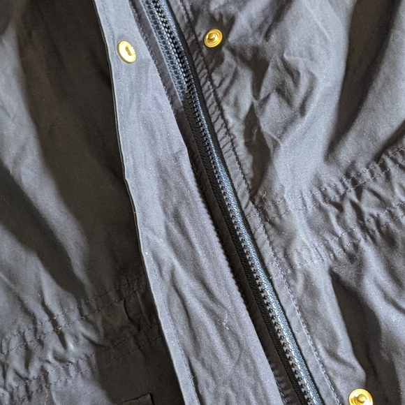 Lands' End Navy Raincoat for Women - Picture 8 of 16